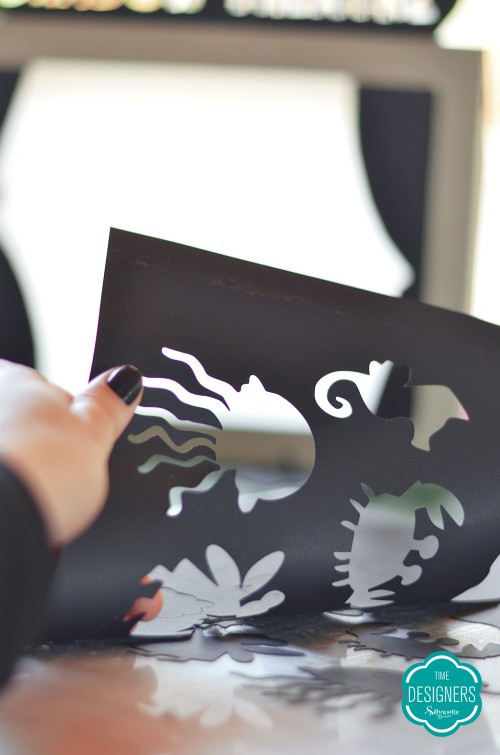 personalizados de papel feitos na silhouette