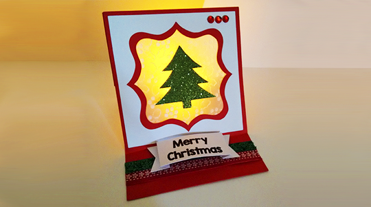 Cartão de Natal Feito na Silhouette