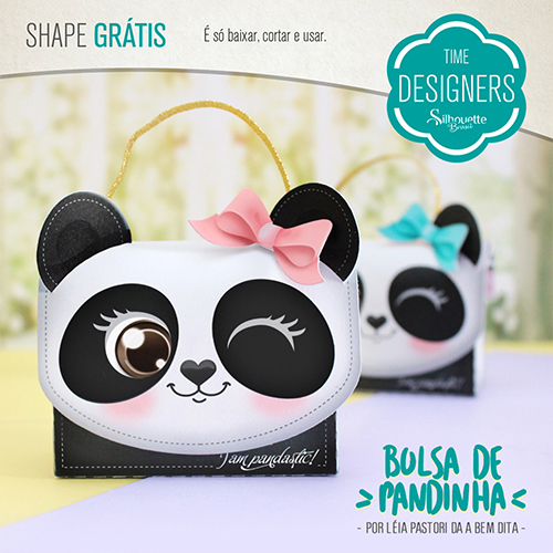 Panda Azul Personalizados para Festa Infantil Totalmente Grátis