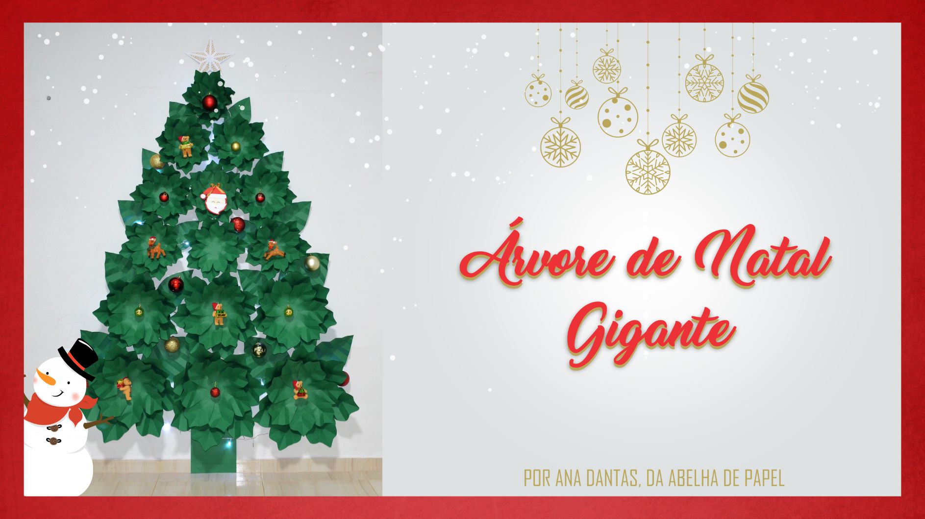 Como Fazer uma Árvore de Natal de Papel - Blog Silhouette Brasil