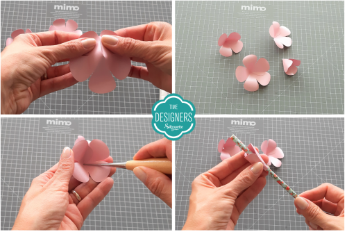 DIY Arranjo de Flores de Papel - Lembrancinha para o dia da Mulher de papel