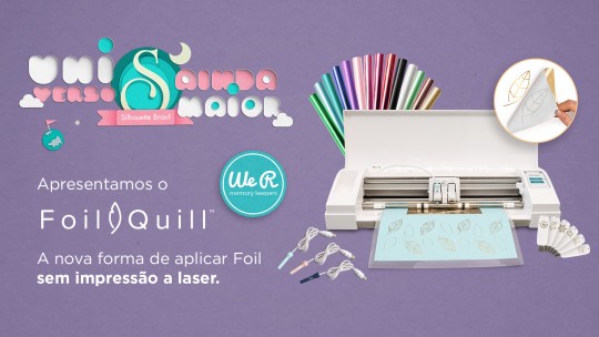Foil Quill - como usar foil quill na silhouette