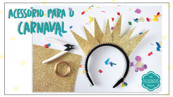 Tiaras Para Carnaval em EVA – DIY com Molde Grátis