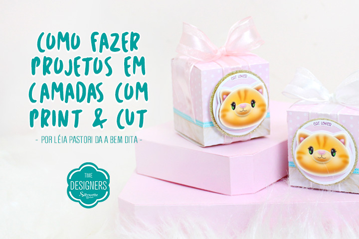 como fazer print and cut silhouette