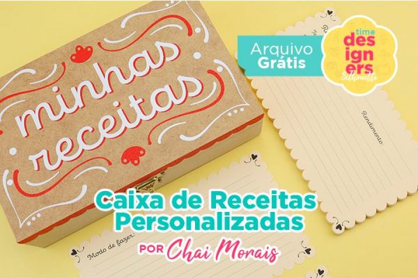 Caixa de Receitas Personalizada + Arquivo Grátis