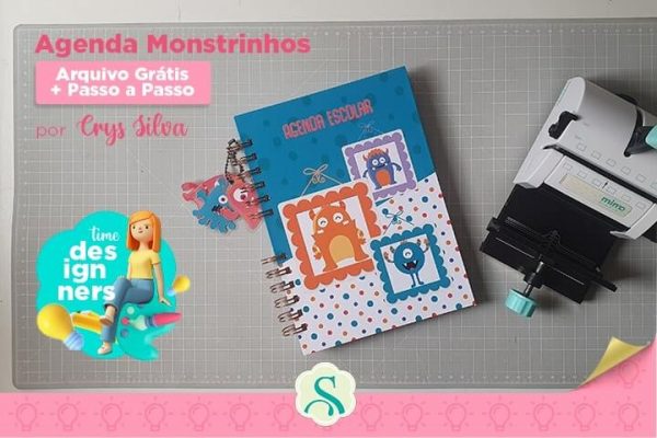 Agenda Escolar Tema Monstrinhos – PAP + Arquivo Grátis