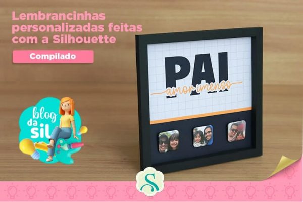 Lembrancinhas personalizadas feitas com a Silhouette