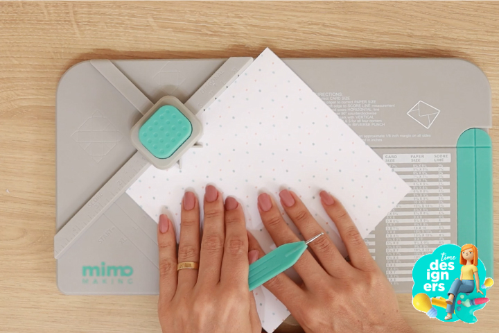 Ferramenta Mimo Making para fazer caixas de papel e envelopes