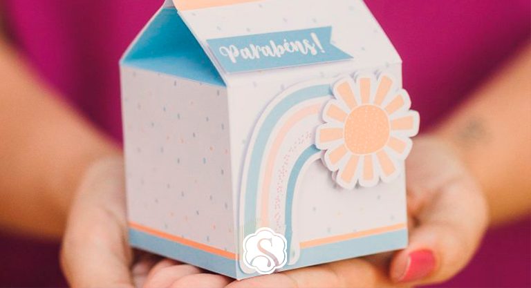 caxinha de papelaria personalizada