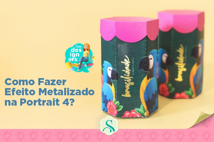 Como Fazer Efeito Metalizado com a Portrait 4