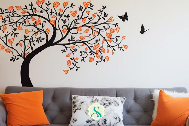 Decoração com vinil adesivo