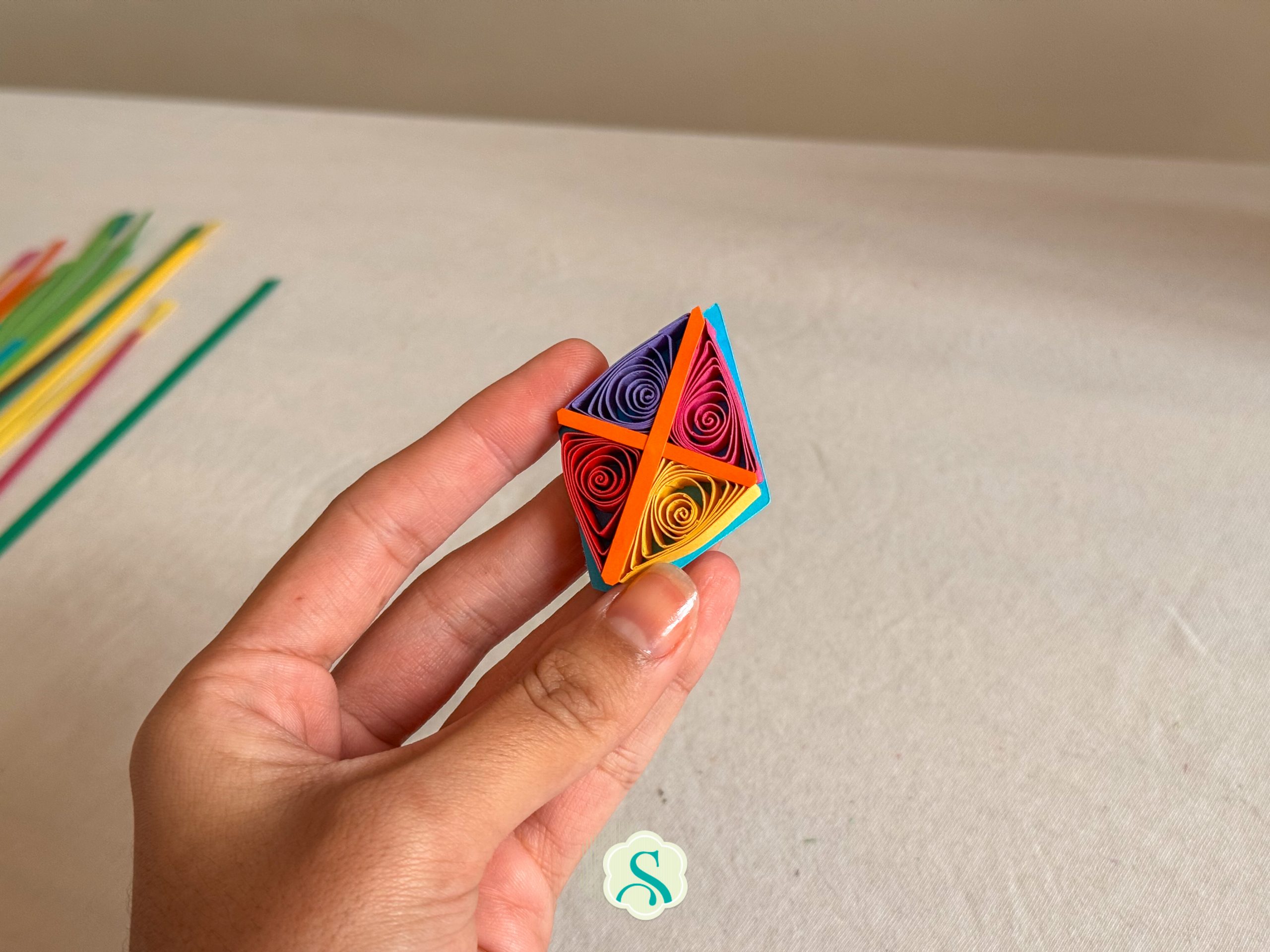 Aplique junino de papel - balão