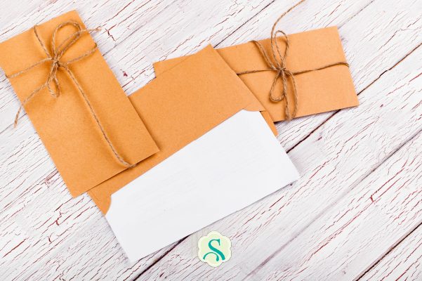 Envelopes criativos para itens pequenos