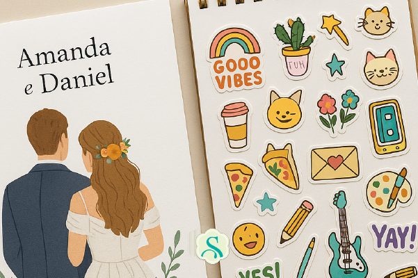 Arte digital aplicada à papelaria