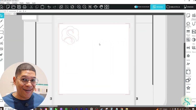 Arte no Silhouette Studio