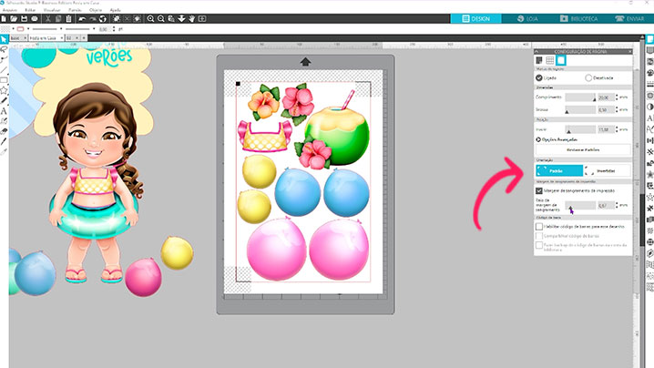 Marcas de sangramento