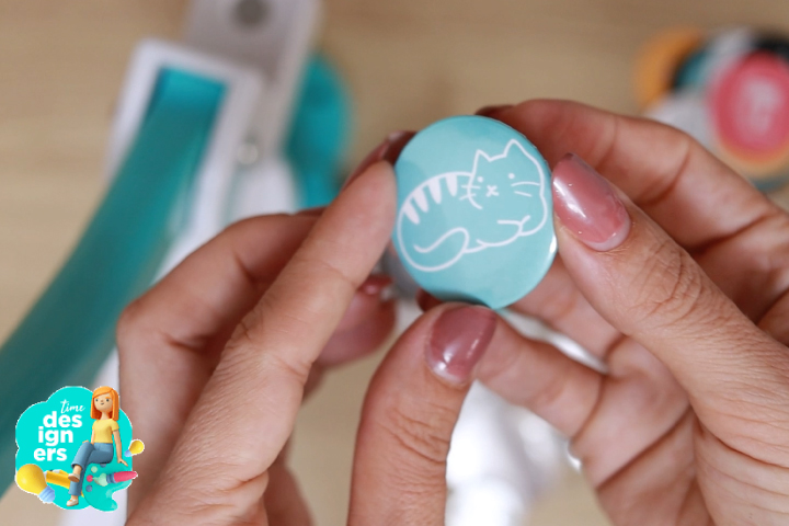 Resultado do botton feito na Mimo Pin