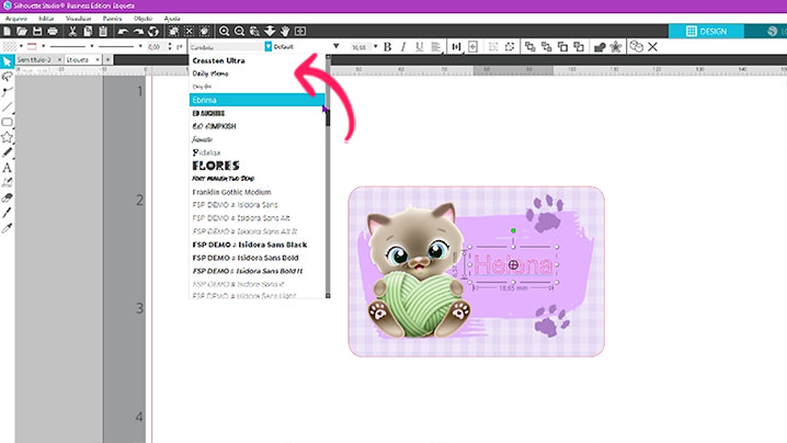 Mudando a fonte do texto Mudando a fonte do texto