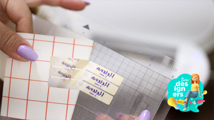 Resultado do corte das etiquetas Resultado do corte das etiquetas