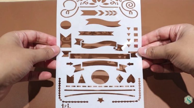 Stencil para usar Aerógrafo para Artesanato