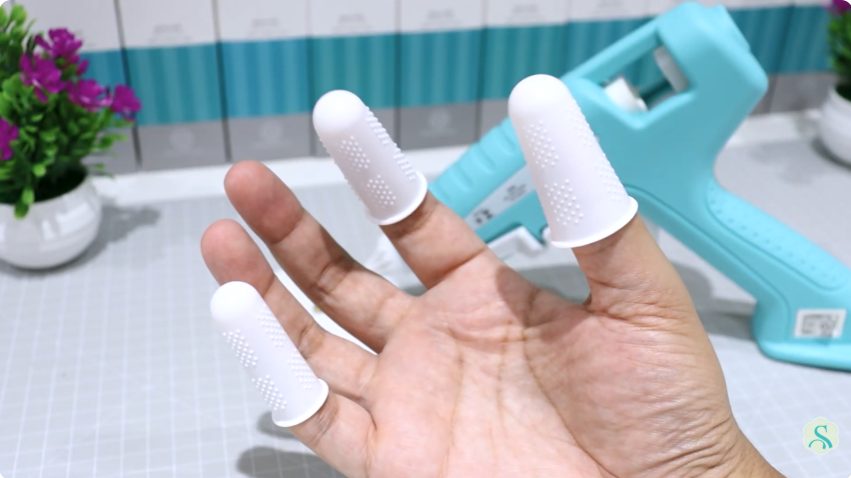 Protetor para dedos de silicone