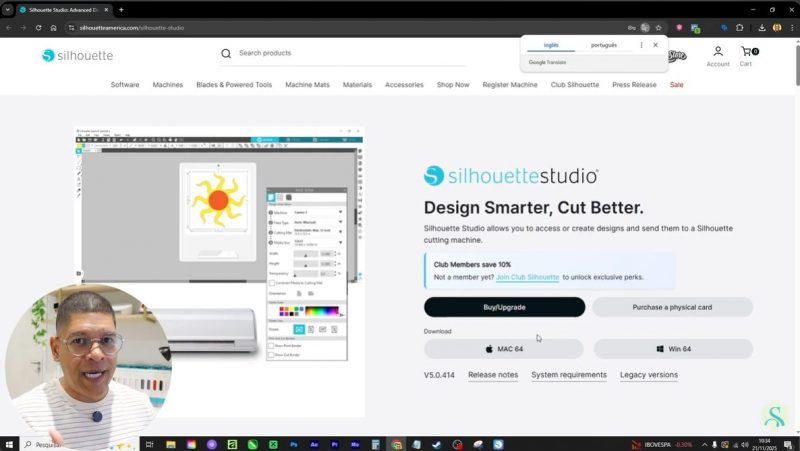 Atualização Silhouette Studio