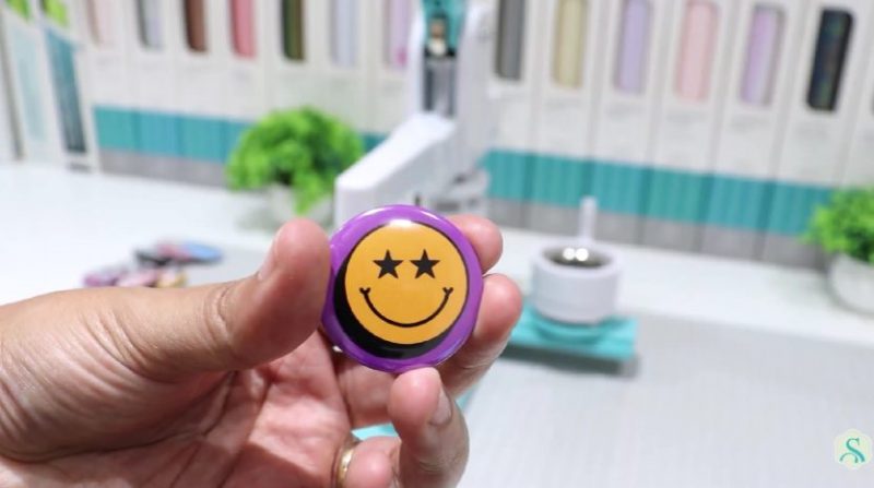 Resultado do bottons feito na Mimo Pin