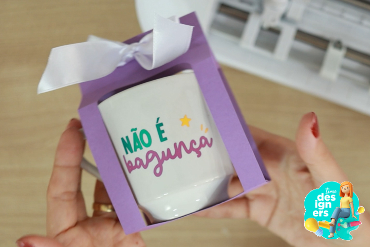 Resultado da embalagem feita com a Portrait 4 Resultado da embalagem feita com a Portrait 4