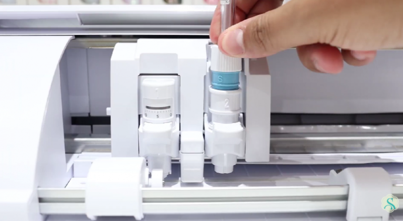 Suporte adaptador de canetas na Silhouette Cameo 5 Alpha