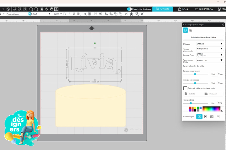 Criando o nome no Studio