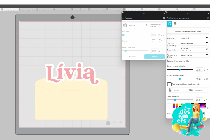 Criando a borda para o nome