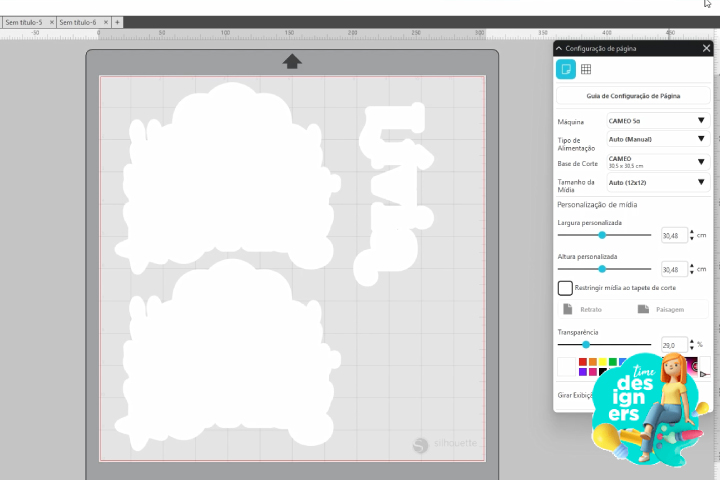 Base para o topo de bolo em camadas