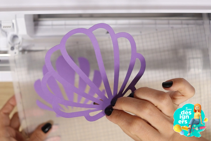 Resultado do corte na Silhouette