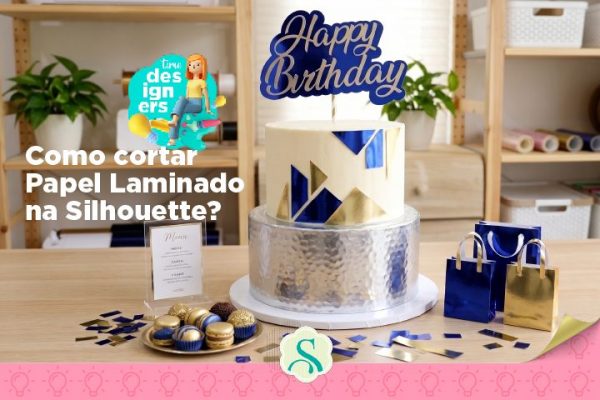 Como Cortar Papel Laminado na Silhouette?