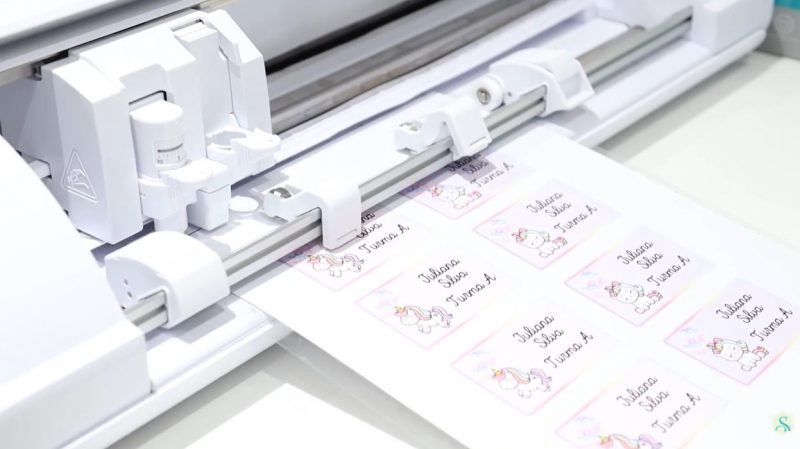 Etiquetas escolares na Silhouette