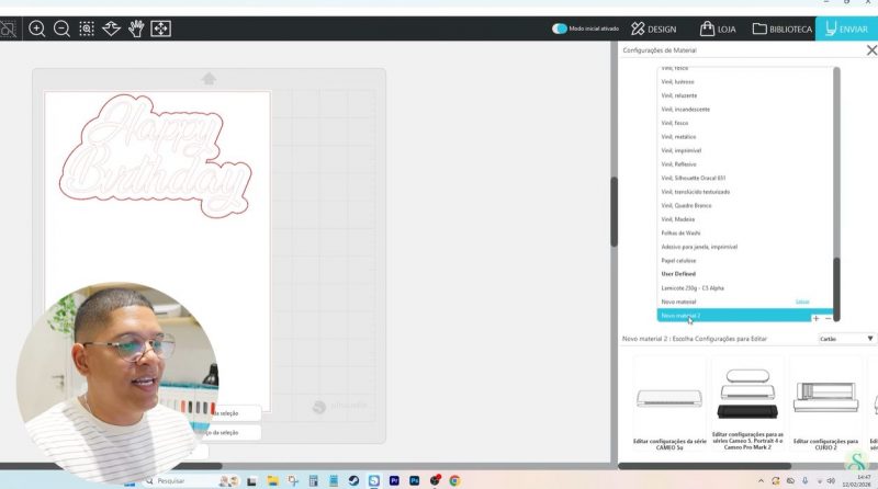 Como Cortar Papel Laminado na Silhouette?
