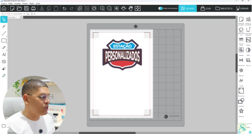 Silhouette Studio para configurar Print and Cut Silhouette Studio para configurar Print and Cut